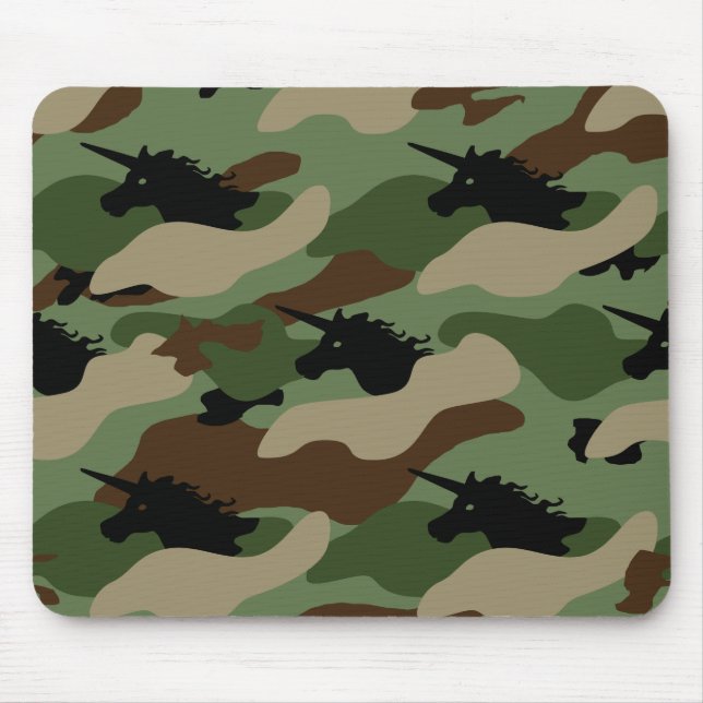 Mousepad Camuflagem do unicórnio (Frente)