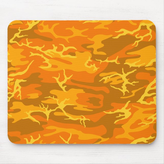 Mousepad Camuflagem Laranja (Frente)