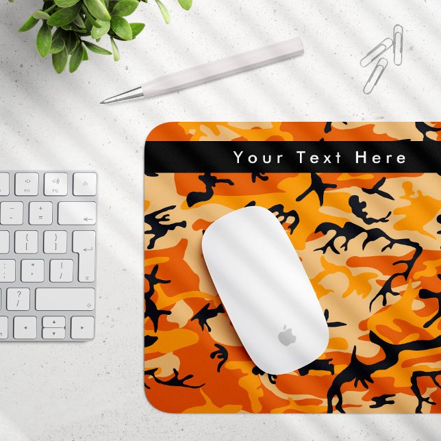 Mousepad Camuflagem Laranja, Camuflagem, Militar, Exército (Criador carregado)