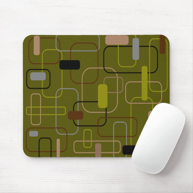 Mousepad Camuflagem Moderna do Século médio (Com mouse)