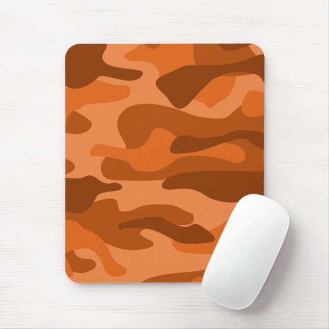 Mousepad Camuflagem Monocor Laranja Espanhol (Com mouse)
