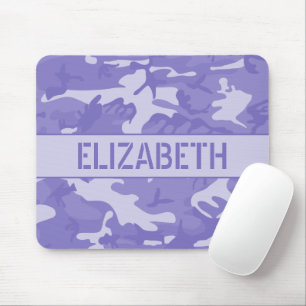 Mousepad Camuflagem Roxa Monogramada