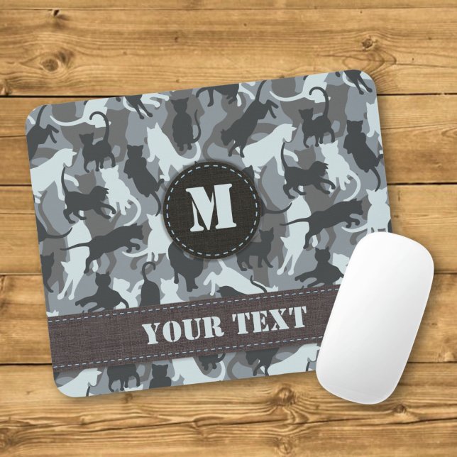 Mousepad Camuflagem Urbana de Gatos (Criador carregado)