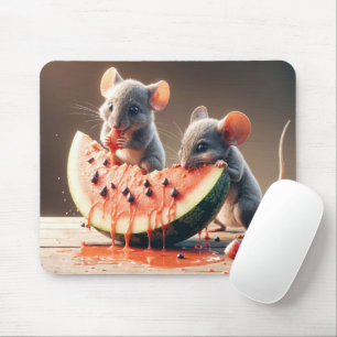 Mousepad Camundongos Que Comem Melancia