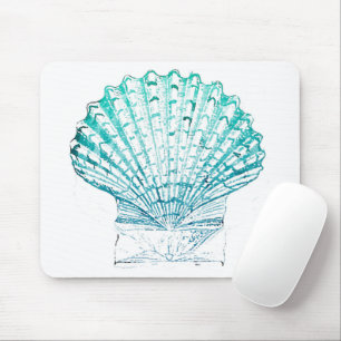 Mousepad Cana-de-água azul-lacrimogéia da costa