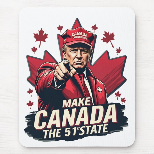 Mousepad Canadá, a 51 ruas State Trump Canadense (Frente)