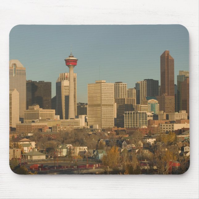 Mousepad Canadá, Alberta, Calgary: Horizonte da Cidade a pa (Frente)