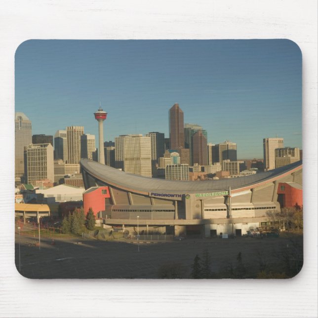 Mousepad Canadá, Alberta, Calgary: Skyline da Cidade de 3 (Frente)