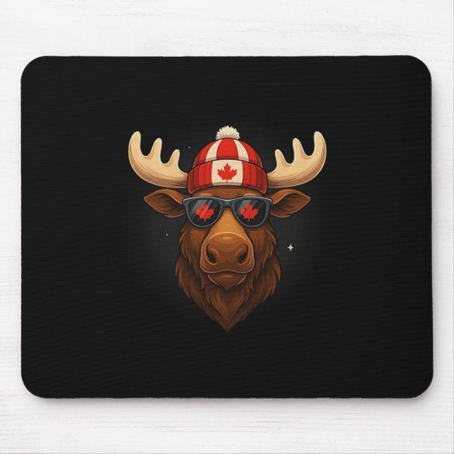 Mousepad Canadá Dia do Canadá: Bandeira Mapeada de Mose Fol (Frente)