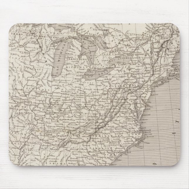 Mousepad Canadá e Estados Unidos (Frente)