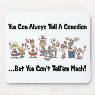 Mousepad Canadense engraçado