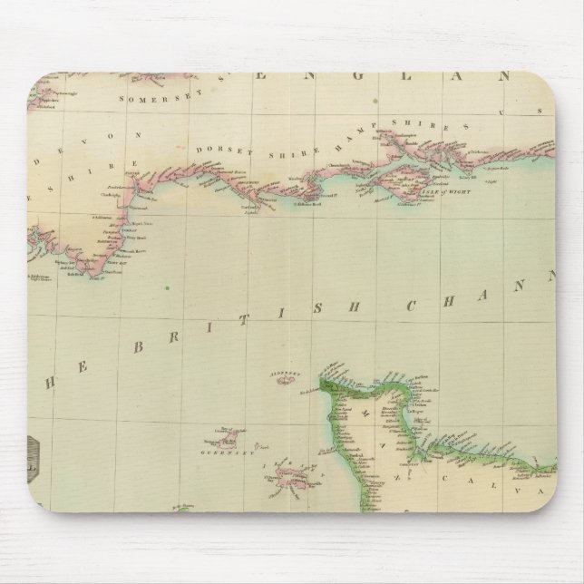 Mousepad Canal Britânico (Frente)