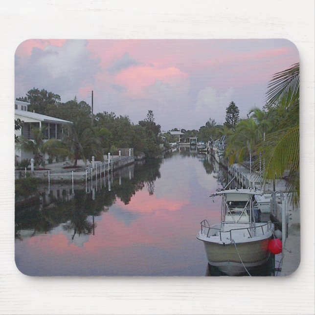 Mousepad Canal Sunset da Florida Keys (Frente)