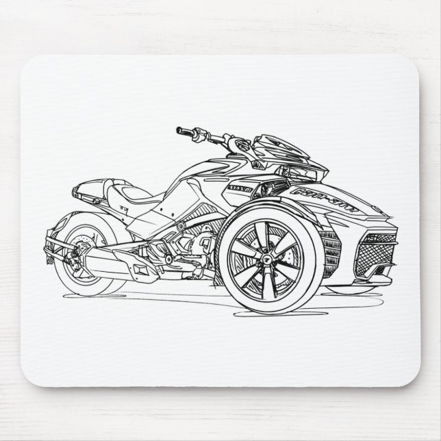Mousepad CanAm Spyder F3S 2017 (Frente)