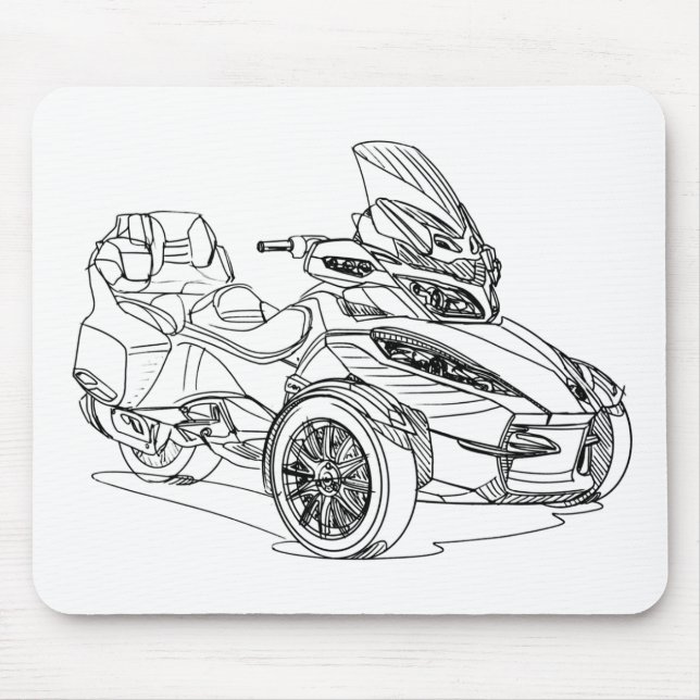 Mousepad CanAm Spyder RTS 2013 (Frente)