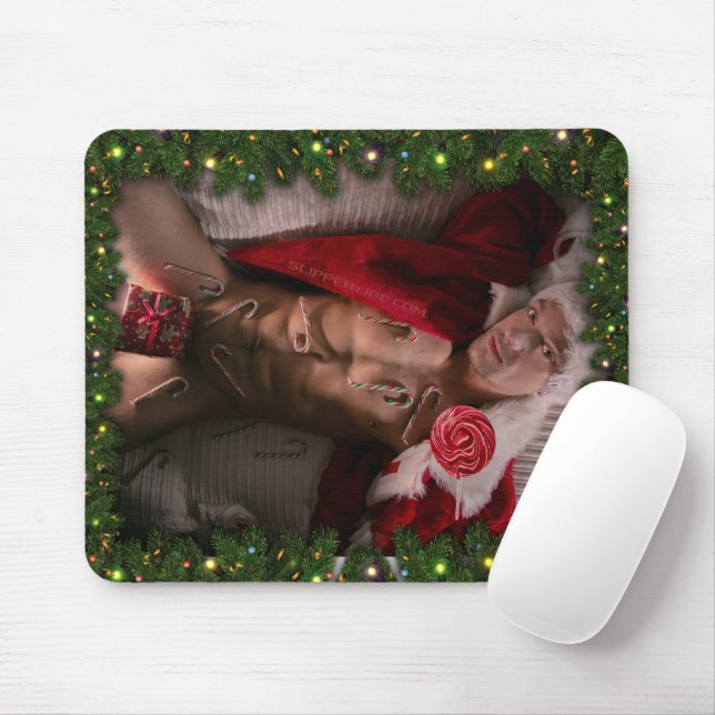 Mousepad Canas doces do SlipperyJoe colorido masculino (Com mouse)