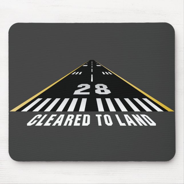 Mousepad Cancelado para aterrar a pista de decolagem (Frente)