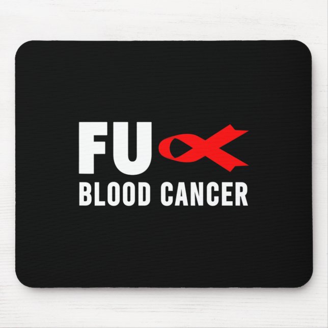 Mousepad Câncer - Conscientização sobre Câncer no Sangue 3  (Frente)