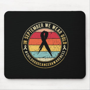 Mousepad Cancer De Infância Mês De Consciência Em Setembro