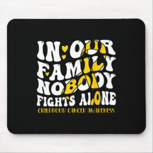 Mousepad Cancer De Infância Mês De Sensibilização Suporte À