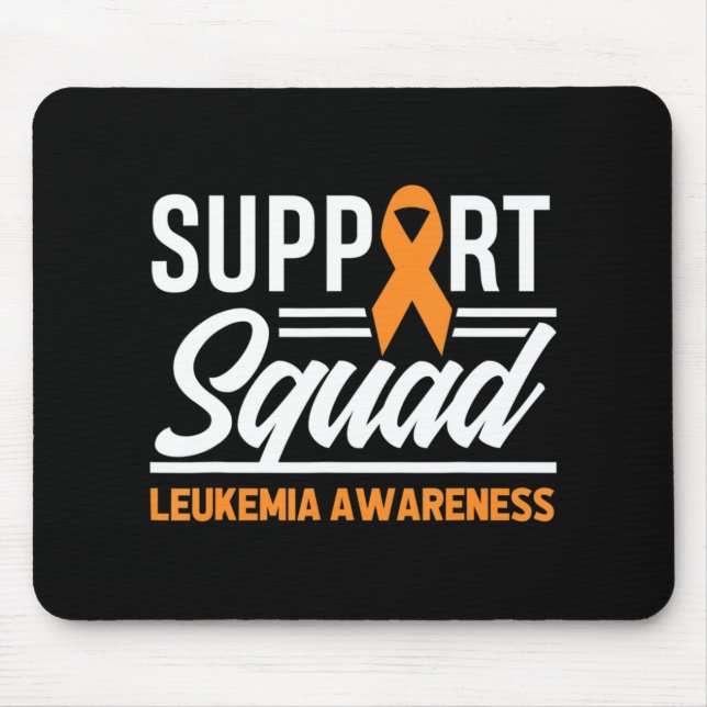 Mousepad Cancer de Leucemia de Leucemia do Guerreiro de Leu (Frente)