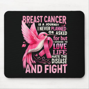 Mousepad Cancer De Mama É Uma Viagem Que Nunca Planejei De