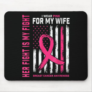 Mousepad Cancer De Mama Sua Luta É Minha Luta Eu Visto Rosa