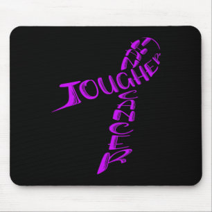 Mousepad Câncer de pâncreas Conscientização Mês Fita Roxa