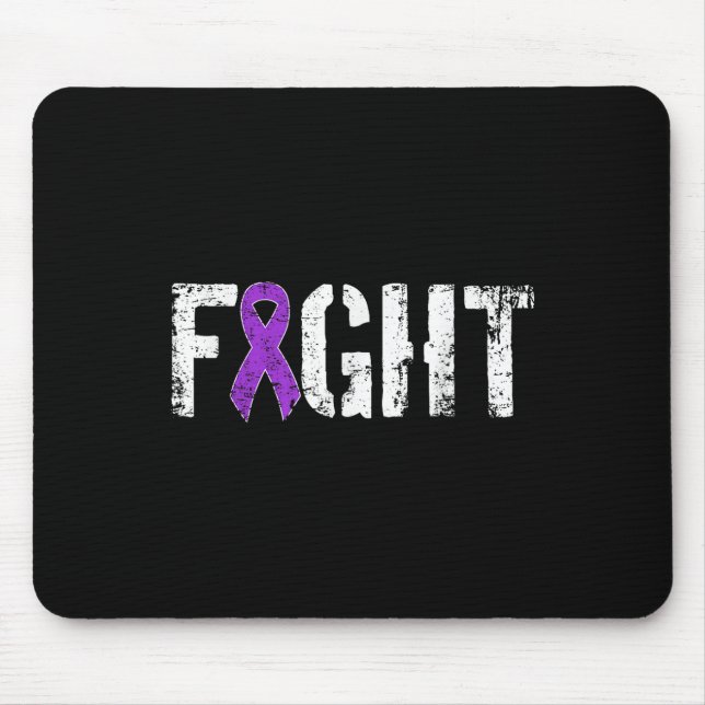 Mousepad Câncer de pâncreas de Luta - Consciência do Estilo (Frente)