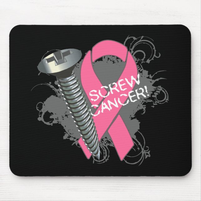 Mousepad Cancer do parafuso - Cancer de unção (Frente)