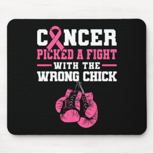 Mousepad Cancer Escolheu Uma Luta Com A Caixa De Pintinho E