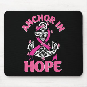 Mousepad CANCER Mo de Sobrevivência da Fita Rosa ESPERA