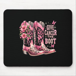 Mousepad Cancer O Boot Westers Cowgirl Arranja O Cance Da M