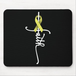 Mousepad Cancer Ósseo Fé Sarcoma Cancer Su