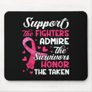 Mousepad Cancer Support Admire Honorário Cancer da Mama Awa