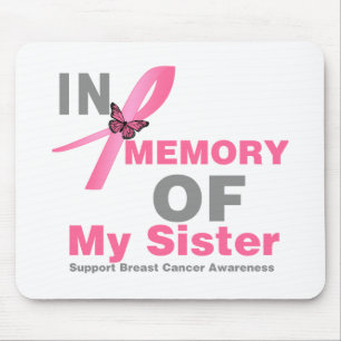 Mousepad Cancro da mama na memória de minha irmã