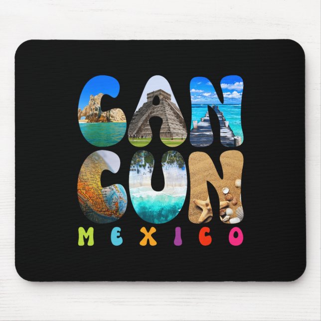 Mousepad Cancun México 2025 Vacation Beach Matching Family (Frente)
