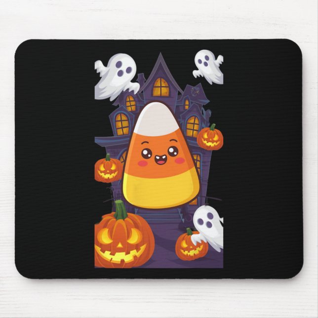 Mousepad Candy Corn Halloween Costume (Frente)