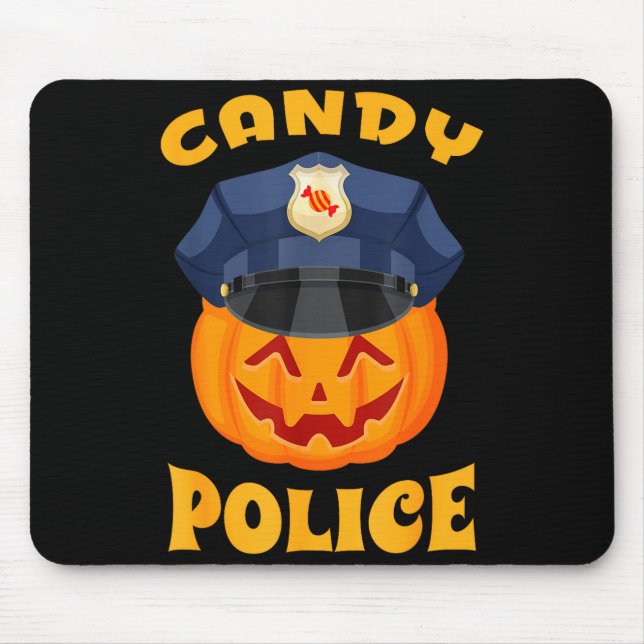Mousepad Candy Lice Halloween Party Trick Or Treat Security (Frente)