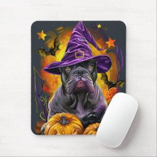 Mousepad Cane Corso Assustador de Caneveta de Halloween com
