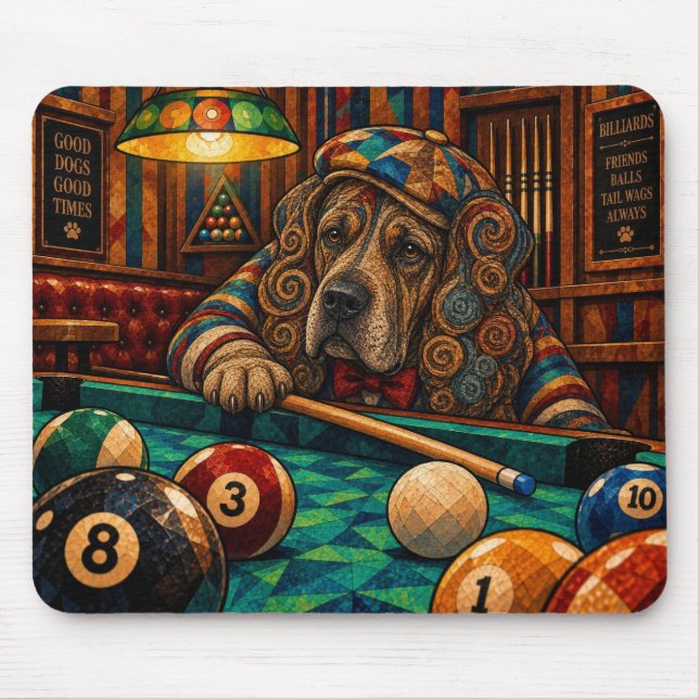 Mousepad Cane Corso, Mosaico Geométrico (Frente)
