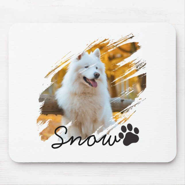 Mousepad Caneca com Foto & Nome de Animal de Estimação Pers (Frente)