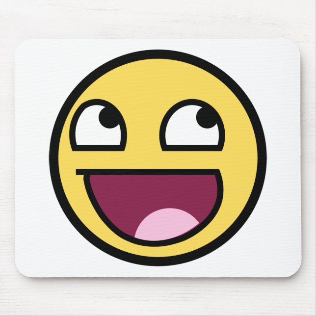 Mousepad caneca feliz da cara (Frente)
