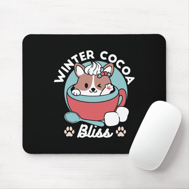 Mousepad Caneca Festiva para Víblias de Férias - Coco de in (Com mouse)
