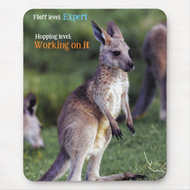 Mousepad Canguru joey fofo e fofinho (Frente)