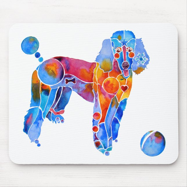 Mousepad Caniche francesa (Frente)