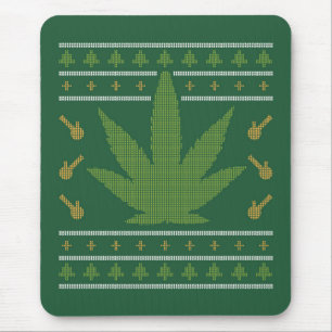 Mousepad Cannabis Ugly Sweater
