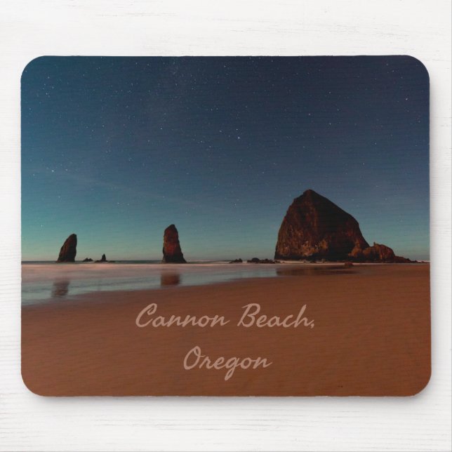 Mousepad Cannon Beach Oregon Haystack Rock (Frente)