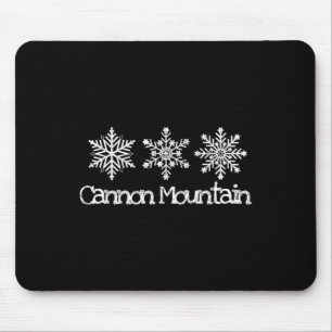 Mousepad Cannon Mountain Franconia Notch Flocos de Neve Esq