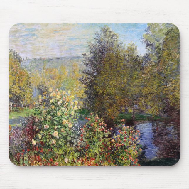 Mousepad Canto do Jardim de Montgeron - Claude Monet - (Frente)
